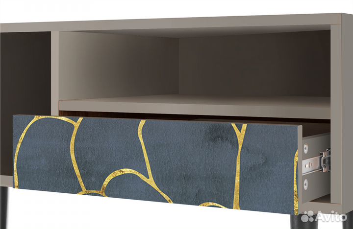 Тв-тумба T3 - Сатин - Blue Lagoon