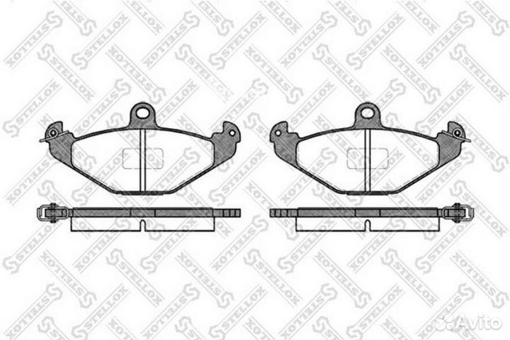 Stellox 356010SX 356 010-SX 345 10FO625581 колодки