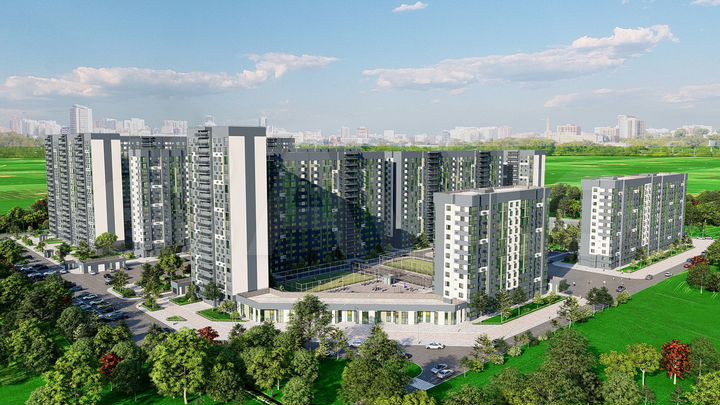 3-к. квартира, 74,2 м², 19/24 эт.