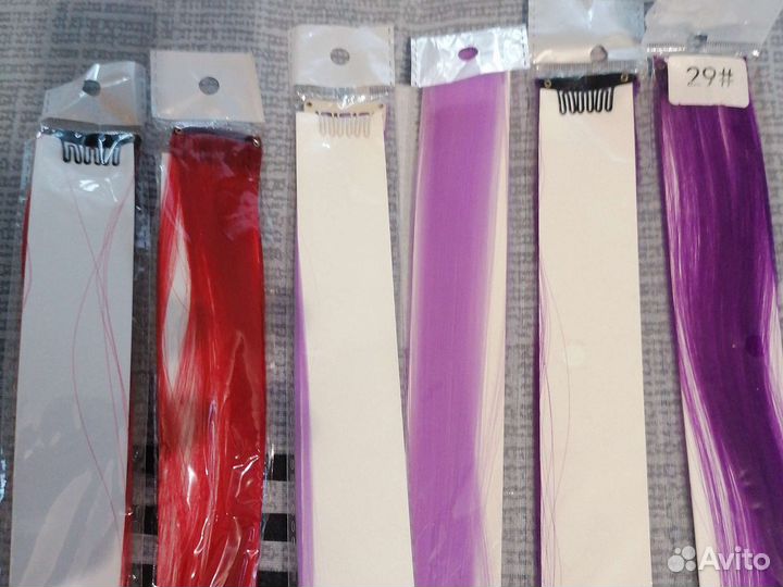 Цветные пряди для волос