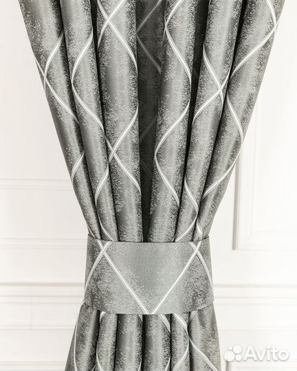 Портьеры жаккард Леман шторы занавески