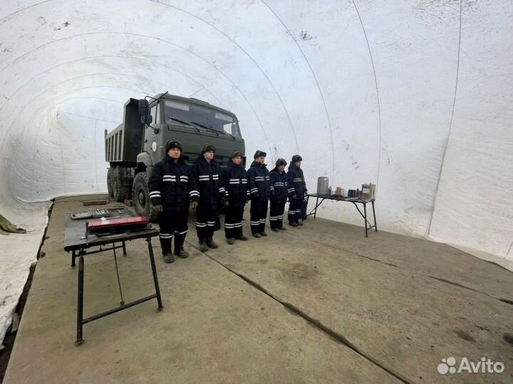 Быстровозводимый модуль. Бескаркасная палатка