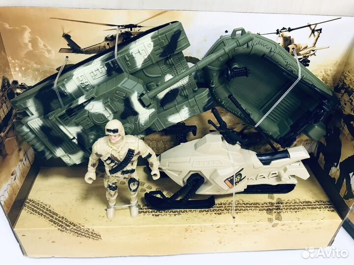 Военный набор Армия (солдат+3 техники) 133 A2HW-M