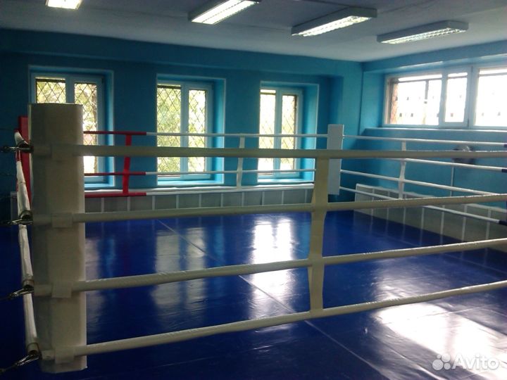 Ринг боксерский напольный рн1 с цепями растяжками