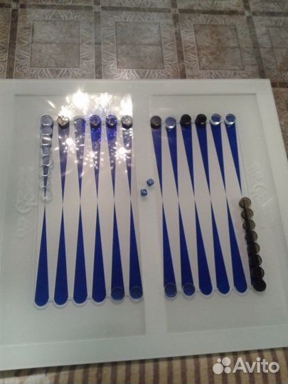 Продам нарды, полностью из стекла, новые