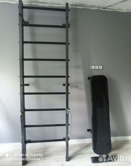 Шведская стенка elit (лестница+скамья+турник)