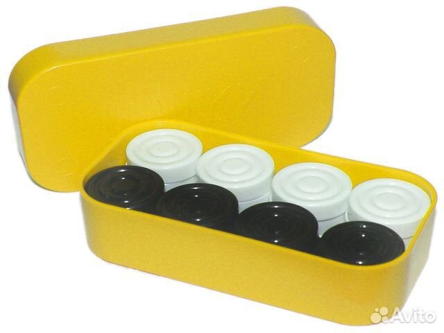 Шашки пластмассовые