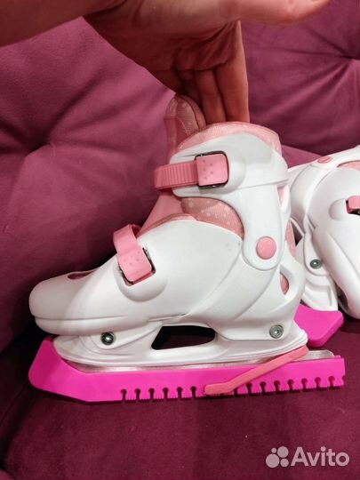 Коньки детские раздвижные 32 35