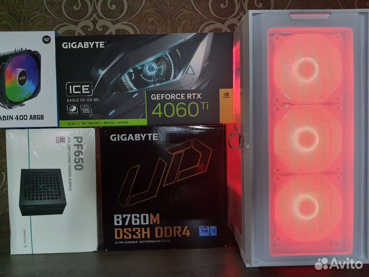 Игровой Пк RTX4060Ti Eagle Ice+Core i5 13400/B760