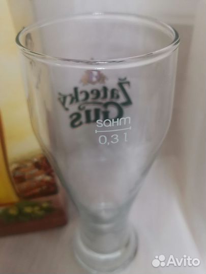 Бокал пивной Zatecky Gus 0.3. Новый