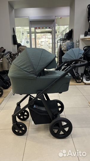 Коляска с рождения Espiro Husky 2023 зеленый