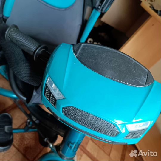 Велосипед коляска с ручкой