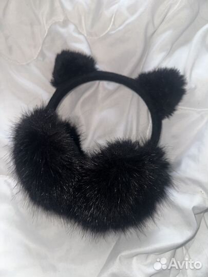 Меховые наушники