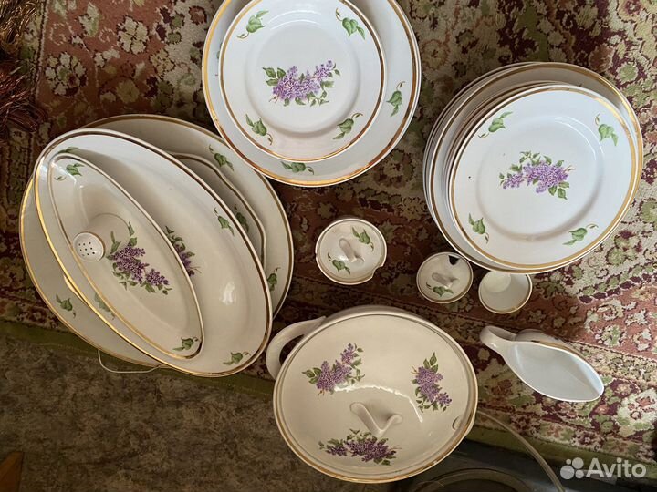 Сервиз столовый Сирень