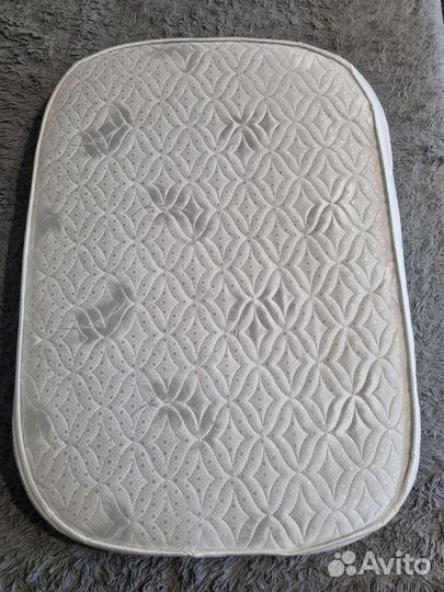 Детский матрасик 85 на 60 в овальную кроватку