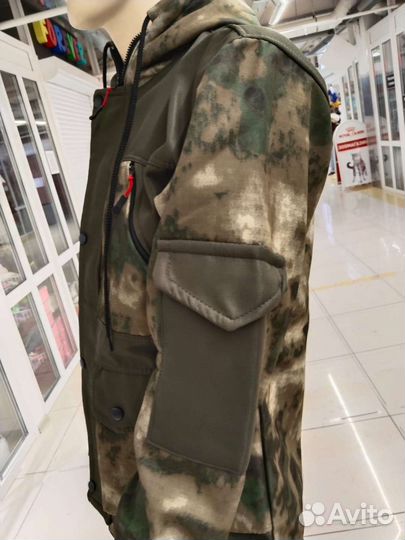 Тактический демисезонный костюм Серый Мох 46-60р