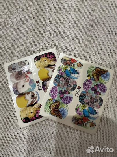 Слайдеры для ногтей, наклейки