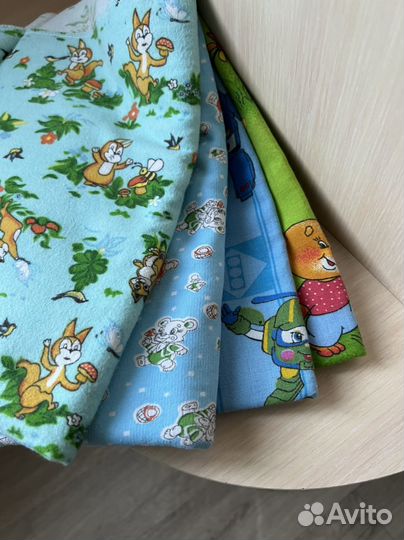 Детское постельное белье, пелёнки