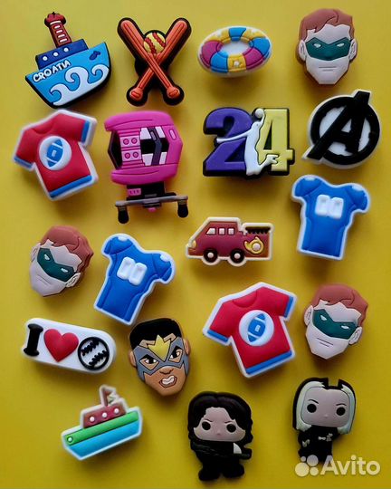 Джибитсы для crocs. Украшения для Crocs