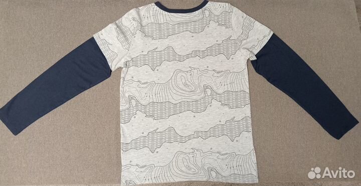 Кофта (джемпер) из хлопка для мальчика серого цвет