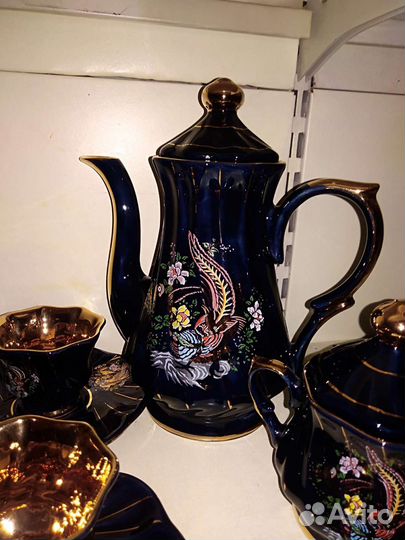 Сервиз кофейный Doganay Ceramic. Фарфор. На 6 перс