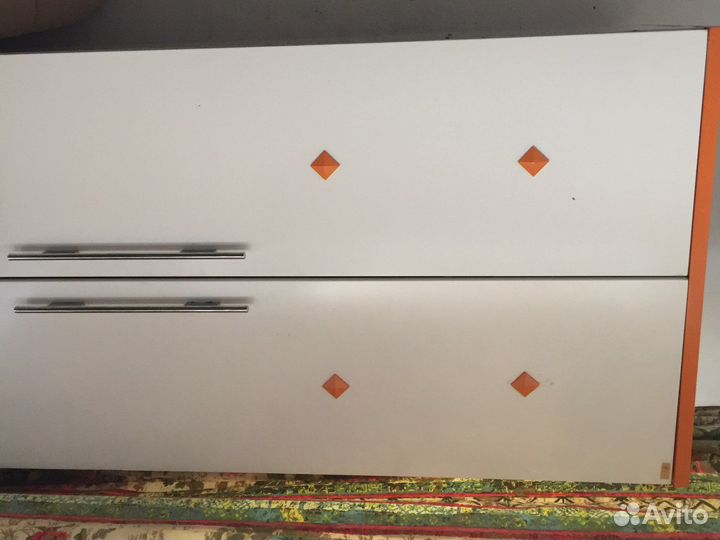 Кровать + шкаф от детского гарнитура