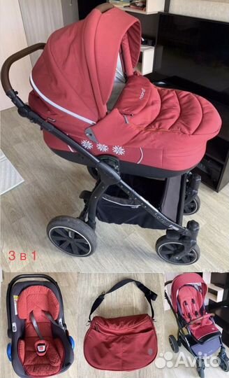 Коляска noordi fjordi sport 3 в 1
