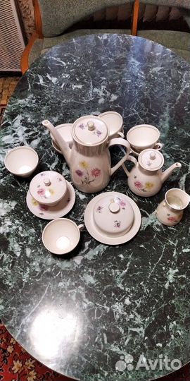 Чайный сервиз фарфор из гдр
