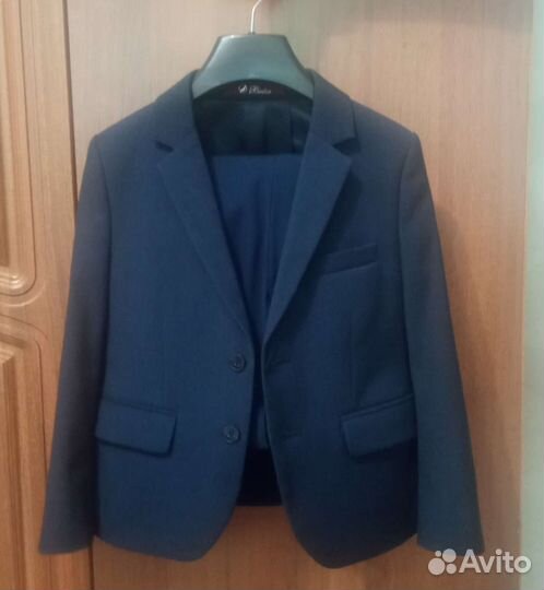 Школьный костюм для мальчика 122 синий