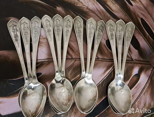 Ложка чайная мнц Всадник 12шт