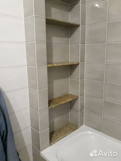 Полка из камня, мрамор, гранит