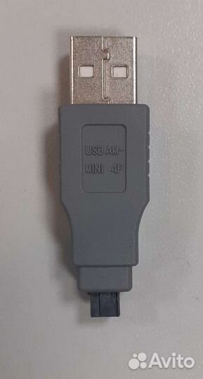 Переходник USB A (AM) - USB Mini B 4pin (Mitsumi)