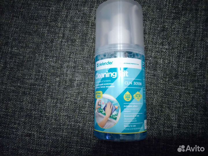 Очищающий спрей для экранов мониторов