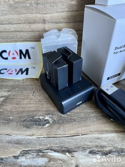 Аккумуляторы и аксессуары для экшен камеры sjcam