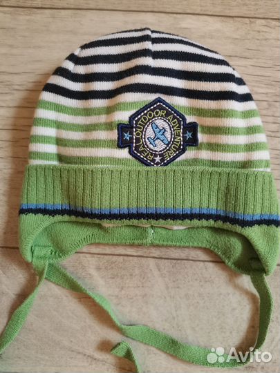 Шапка для мальчика 46 48см
