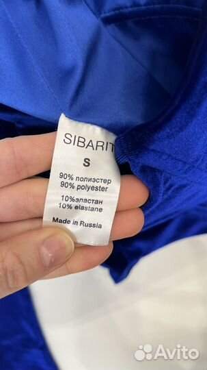 Корсетный топ из бархата sibarit S