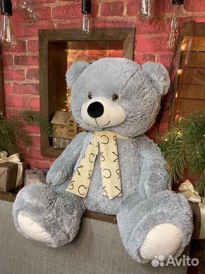 Плюшевые Мишки 115 см - 1,5 кг (тяжелые, плотные)