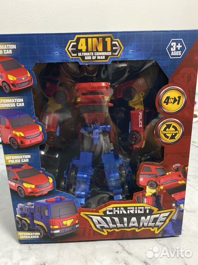Тобот Chariot Alliance 4 в 1 трансформер робот