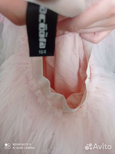 Пышная юбка из фатина розовая