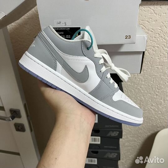 Nike air jordan 1 low wolf grey оригинал