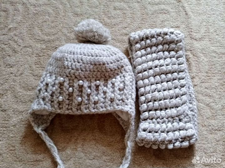 Шапка и снуд для девочки