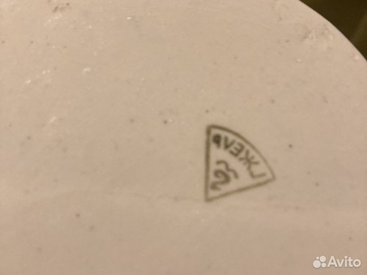 Большой чайник Гжель СССР