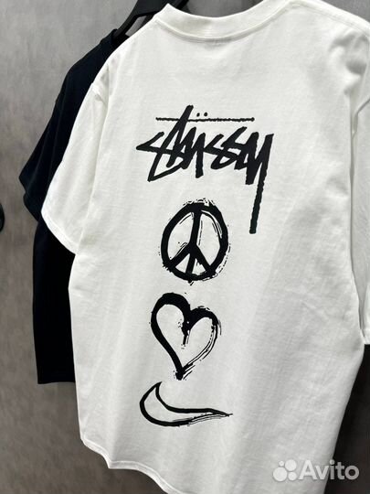 Футболки Stussy оверсайз 2024