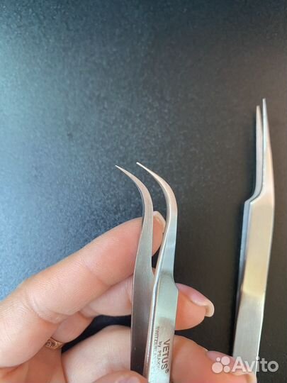 Пинцеты для наращивая ресниц(набор для лешмейкера)