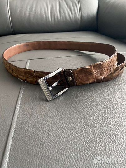 Ремень мужской из крокодила