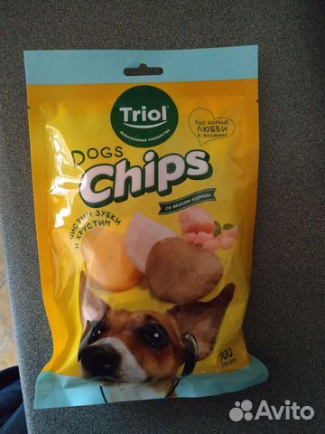 Чипсы для собак, лакомство
