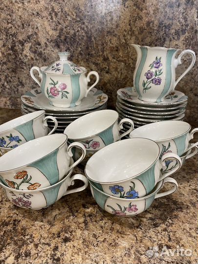 Антикварный, редкий чайный сервиз Бавария