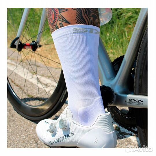 Носки sixs aerotech White, II, Артикул: aete-II-B