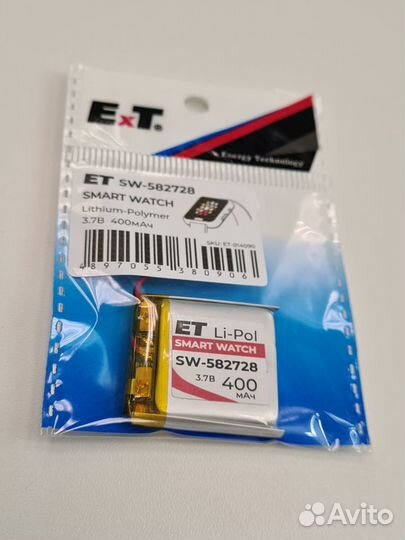 Аккумулятор ET SW-582728 для умных часов