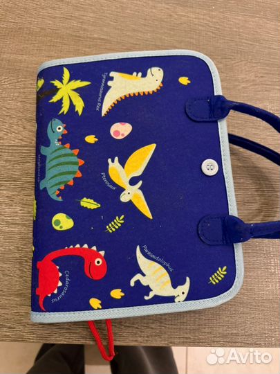 Книга с заданиями из фетра детская